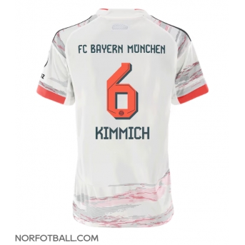 Billige Fotballdrakt Bayern Munich Joshua Kimmich #6 Replika Bortedrakt Dame 2025-26 Kortermet